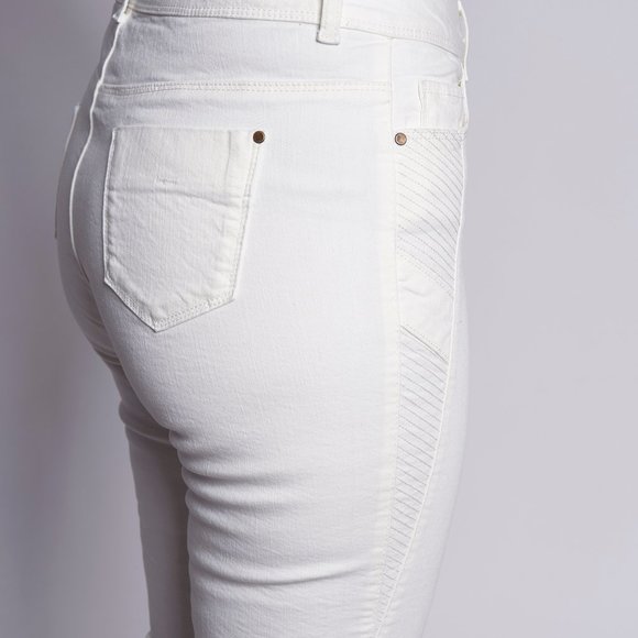 Bootcut White Pants Jeans - Picture 1 of 3